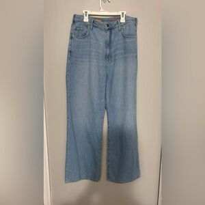 Anthropologie Light Blue Wide-Leg Jeans